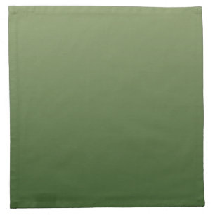 Green ombre cloth napkin