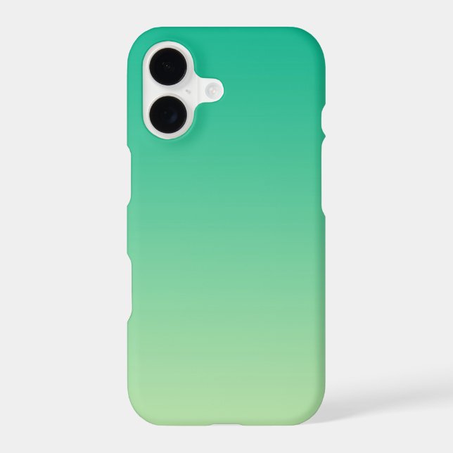 Green Ombre Gradient Case-Mate iPhone Case (Back)
