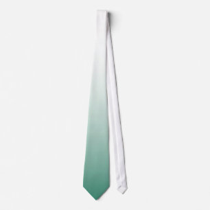 Green ombre  neck tie