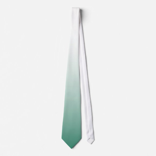 Green ombre  neck tie (Front)
