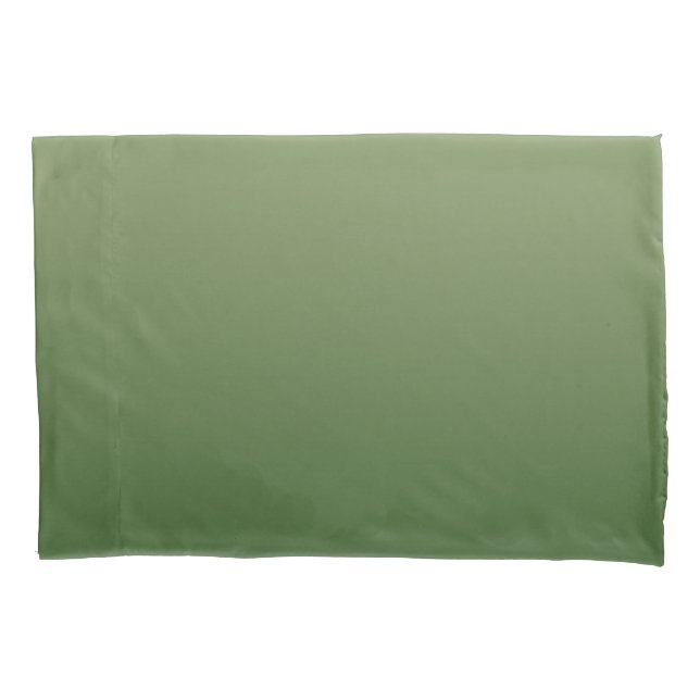 Green ombre pillow case (Front)