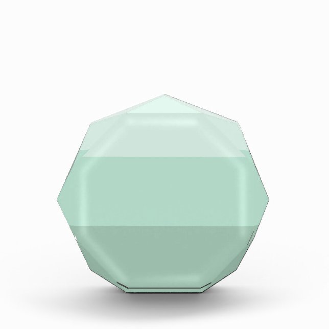Green Ombre Striped Acrylic Award (Front)