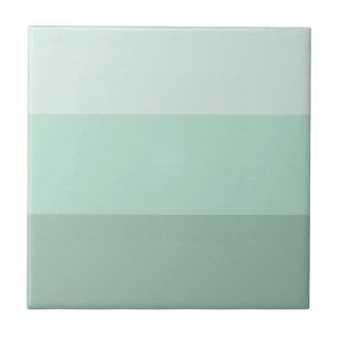 Green Ombre Striped Ceramic Tile