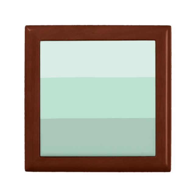 Green Ombre Striped Gift Box (Front)