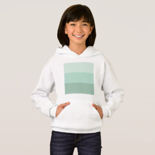 Green Ombre Striped Hoodie