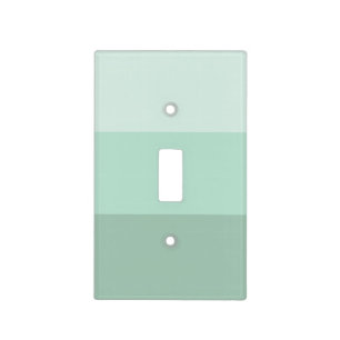 Green Ombre Striped Light Switch Cover