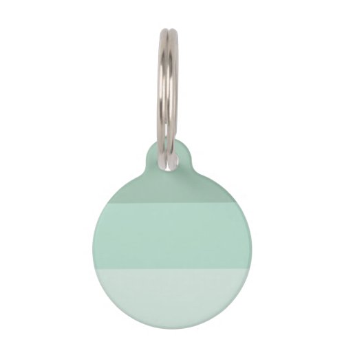 Green Ombre Striped Pet ID Tag