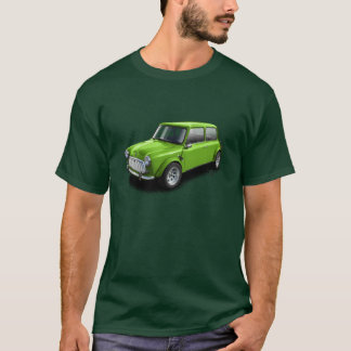 Green on Green Classic Mini Car T-Shirt