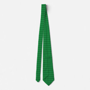 Green on Green Diamond Neck Tie