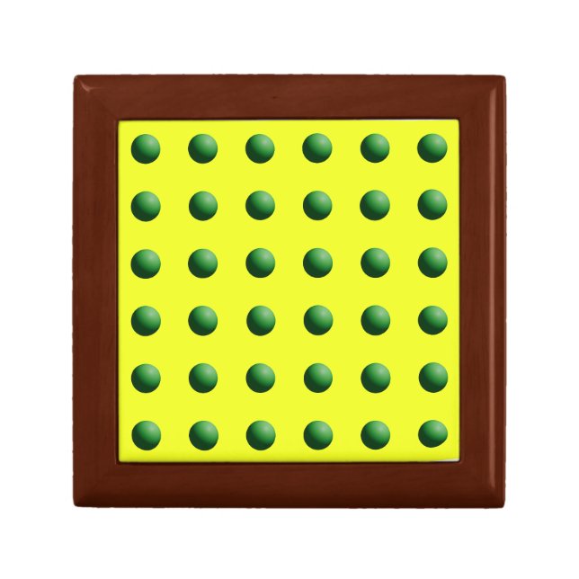 Green on Yellow Gift Box (Front)