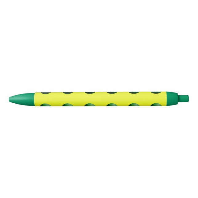 Green on Yellow Pen (Front)