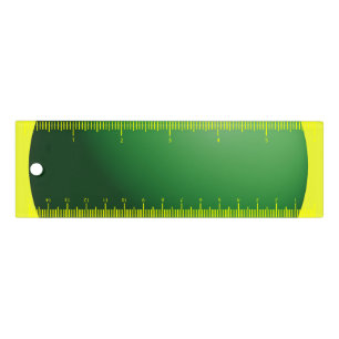 Green on Yellow Ruler