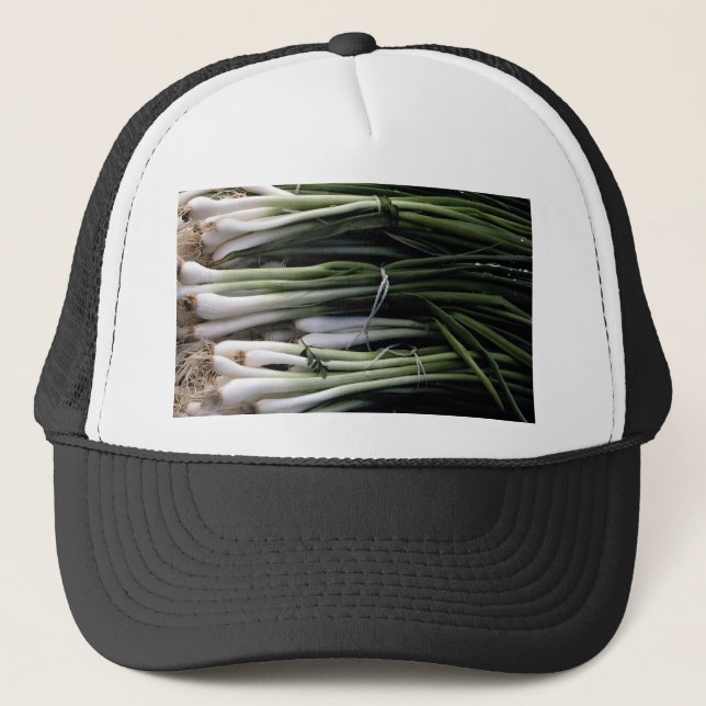 Green onions trucker hat (Front)