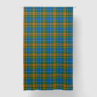 Green Orange Blue Plaid Tartan Design  Blackout Curtains