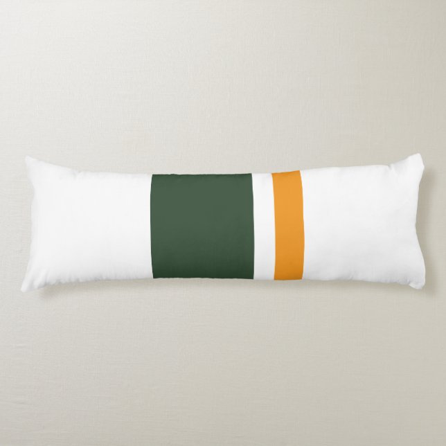 Green orange body pillow (Front)
