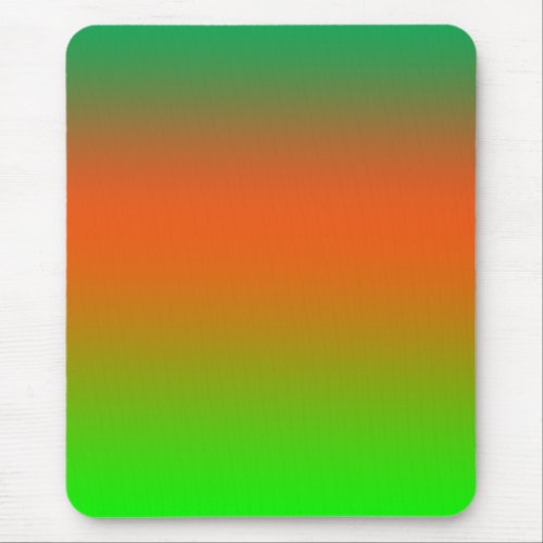 Green Orange fantasy colors _ mose pad Mouse Pad