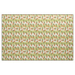 Green Orange Yellow Pineapple Fruit Summer Pattern Fabric