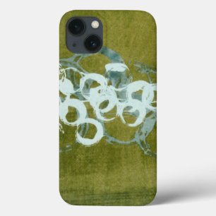 Green Orbs I iPhone 13 Case