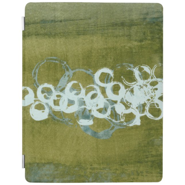 Green Orbs I iPad Smart Cover (Front)