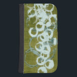 Green Orbs I Wallet Phone Case For Samsung Galaxy S4<br><div class="desc">Home Décor</div>