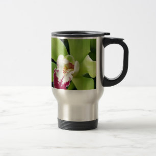 Green Orchid Travel Mug