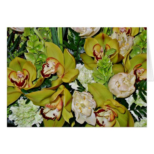Green Orchids of Love_ Cards (Front Horizontal)
