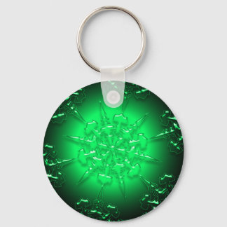 Green Ornament Keychain