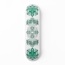 Green Ornamental Arabesque 