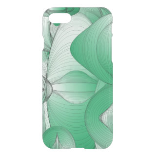 Green Oval Art Deco iPhone 7 Case