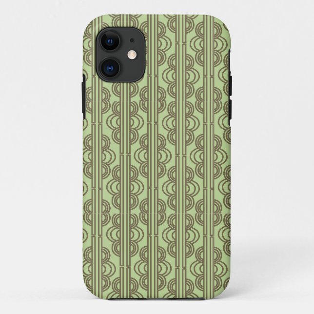 Green Oval Chains  Case-Mate iPhone Case (Back)