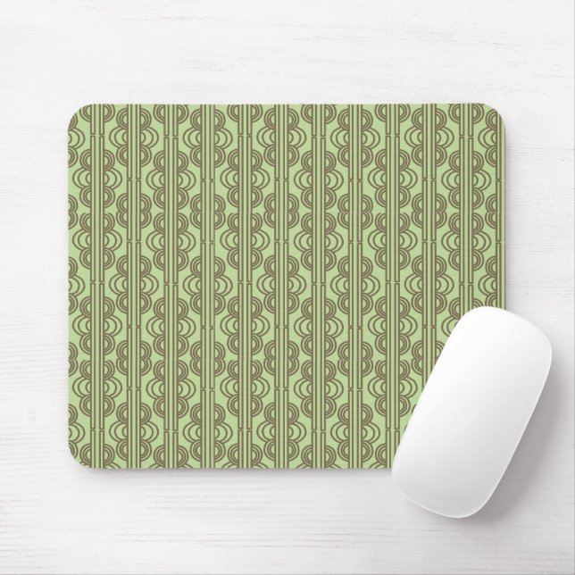 Green Oval Chains  Mouse Pad (With Mouse)