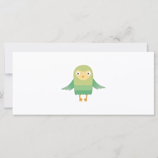 Green owl cartoon (Front)