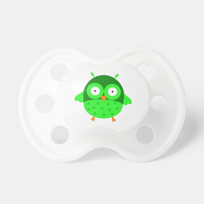 Green Owl Pacifier