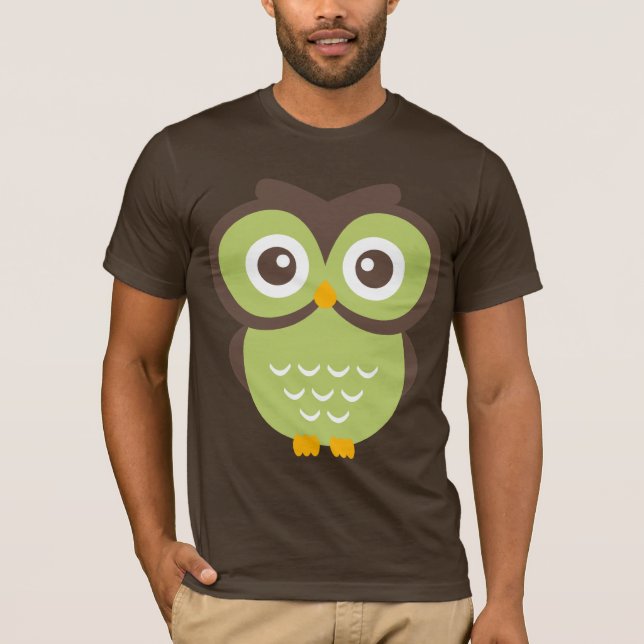 Green Owl T T-Shirt (Front)
