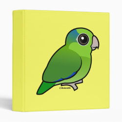 Cute Green Pacific Parrotlet Avery Signature Binder 8.5x11