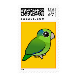 Cute Green Pacific Parrotlet Medium Stamp 2.1
