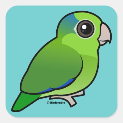 Cute Pacific Parrotlet by Birdorable