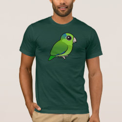 Cute Green Pacific Parrotlet Men's Basic American Apparel T-Shirt