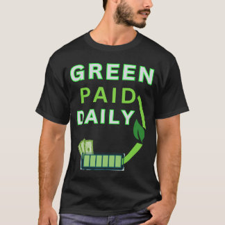 Green Paid Daily T-Shirt