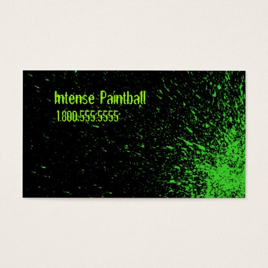 green paint splatter (Front)