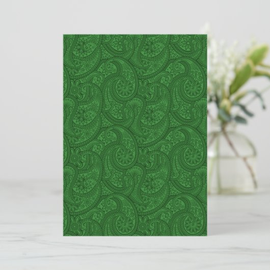 Green Paisley (Standing Front)