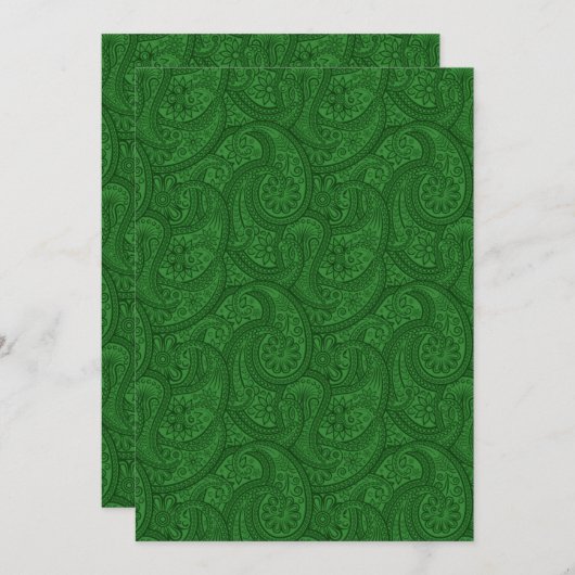 Green Paisley (Front/Back)