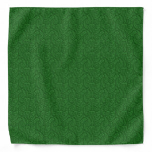 Green Paisley Bandana