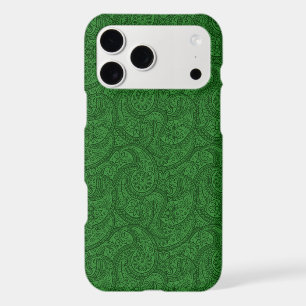 Green Paisley iPhone 17 Pro Max Case