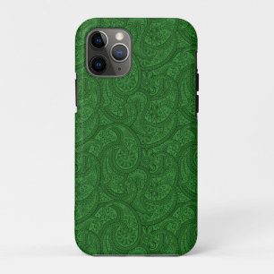 Green Paisley iPhone 11 Pro Case