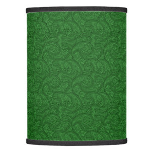 Green Paisley Lamp Shade