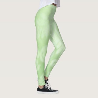Green Paisley Leggings