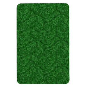 Green Paisley Magnet