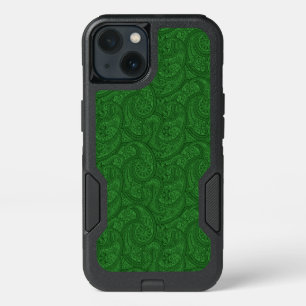 Green Paisley iPhone 13 Case