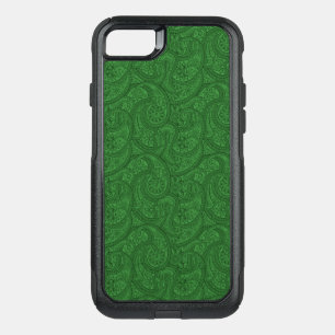 Green Paisley OtterBox Commuter iPhone SE/8/7 Case